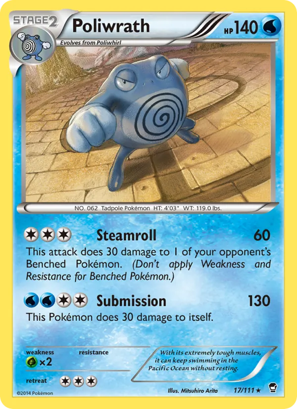 Poliwrath 17 · Furious Fists