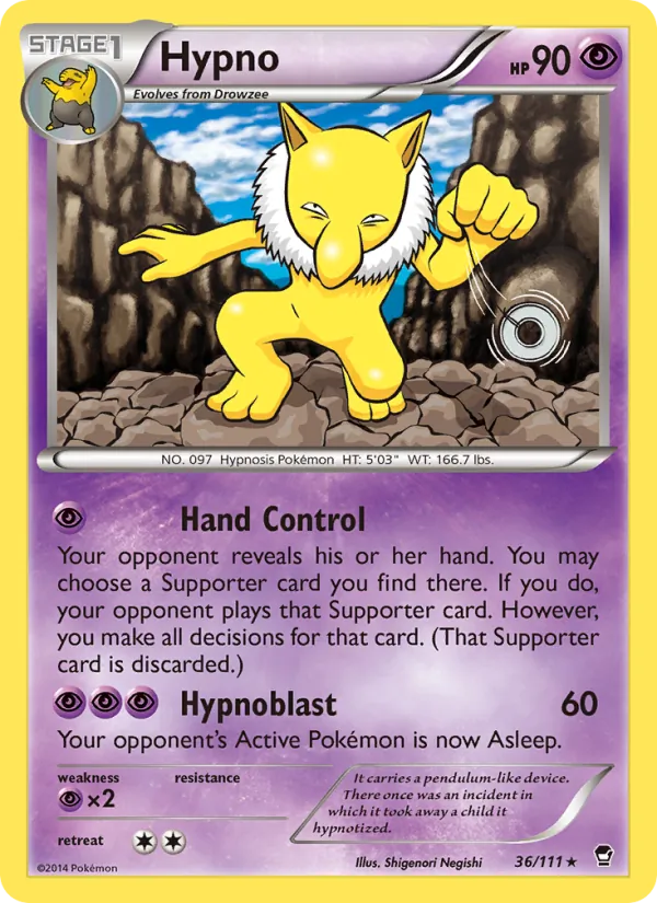 Hypno 36 · Furious Fists