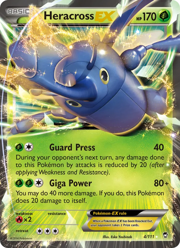 Heracross EX 4 · Furious Fists