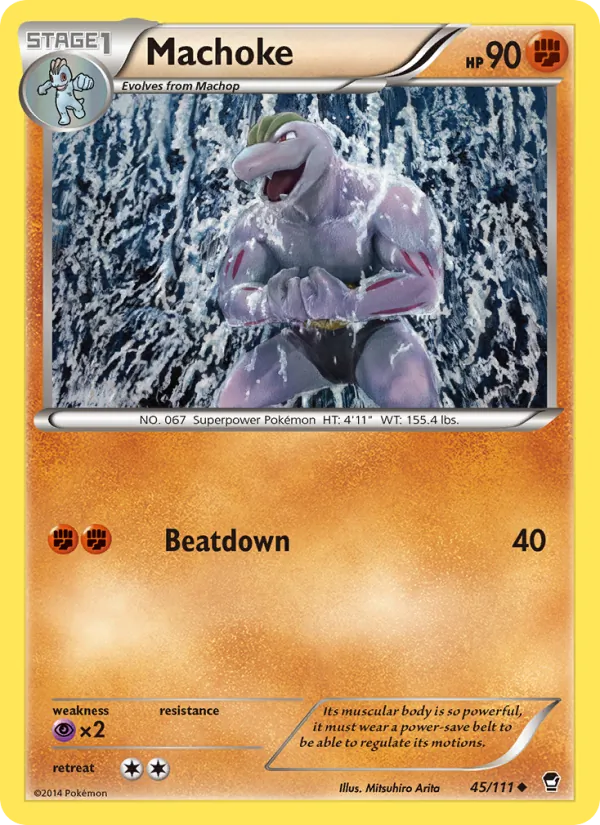 Machoke 45 · Furious Fists