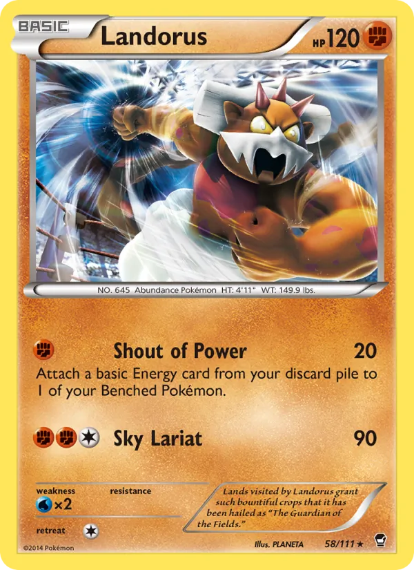 Landorus 58 · Furious Fists
