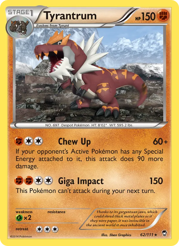 Tyrantrum 62 · Furious Fists