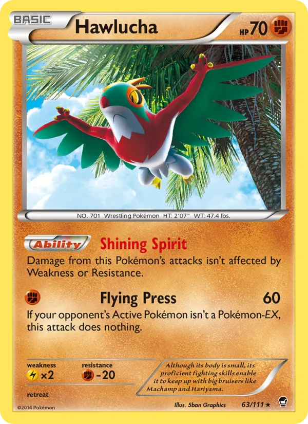 Hawlucha 63 · Furious Fists