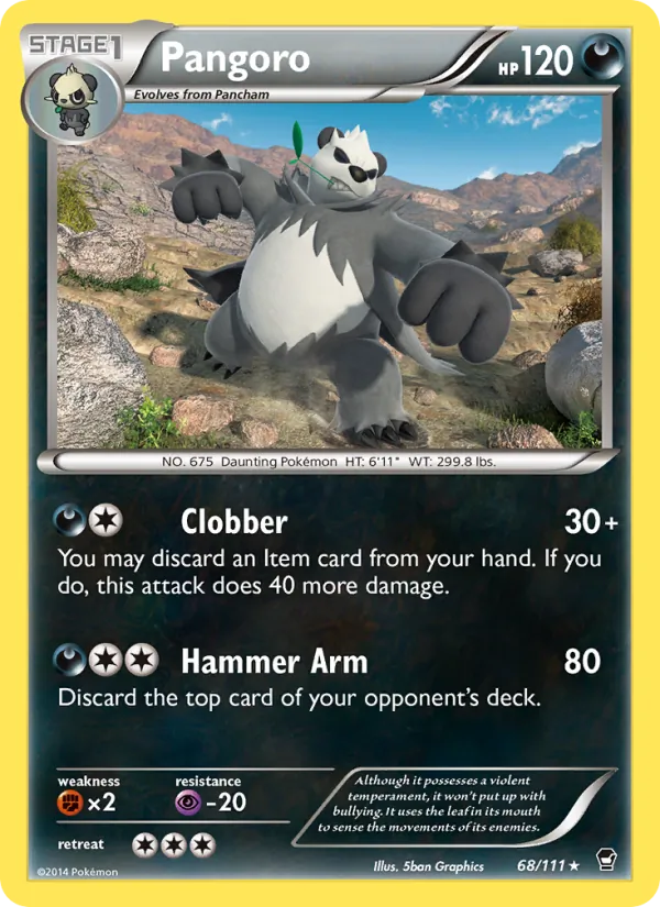 Pangoro 68 · Furious Fists