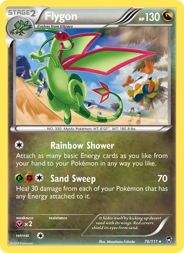 Flygon 76 · Furious Fists