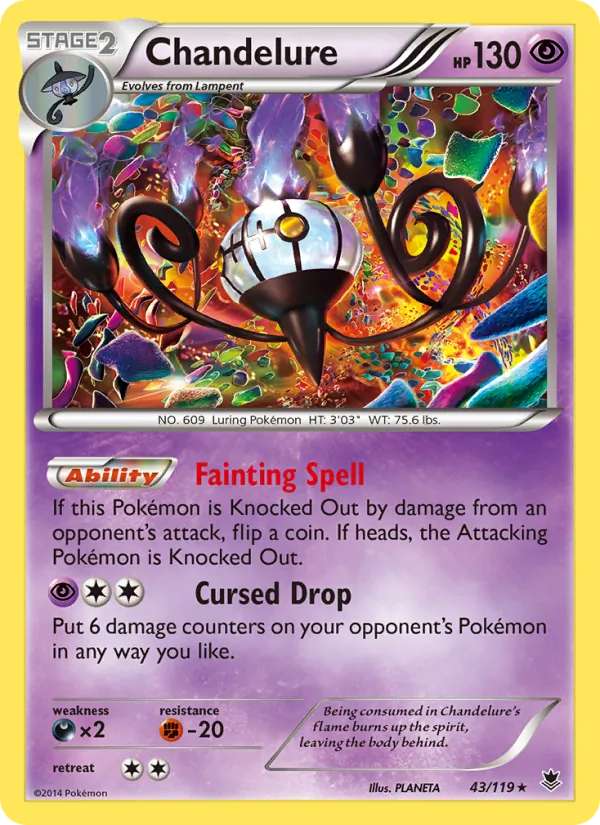 Chandelure 43 · Phantom Forces