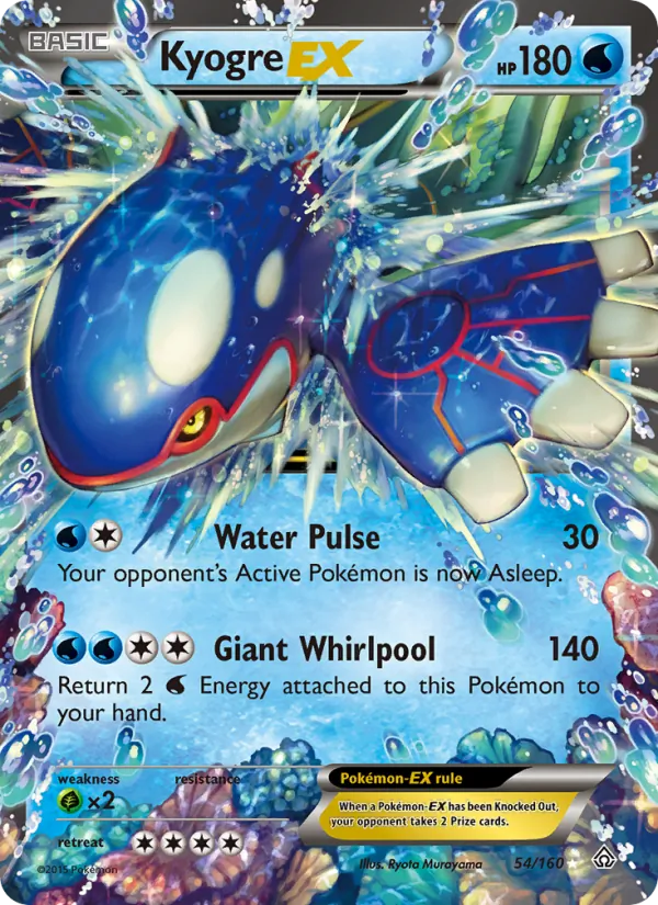 Kyogre EX 54 · Primal Clash