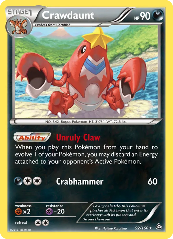 Crawdaunt 92 · Primal Clash