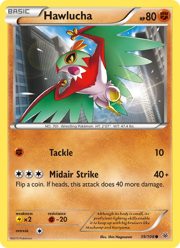 Hawlucha 39 · Roaring Skies