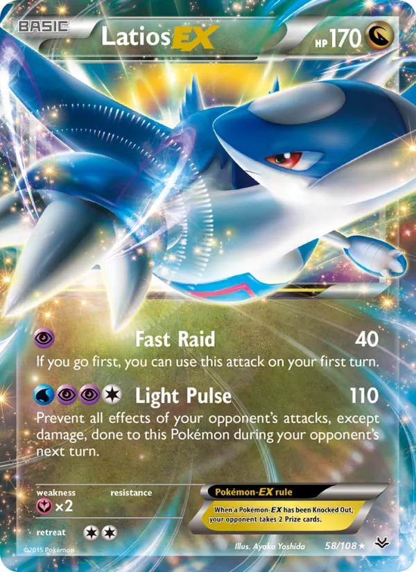 Latios EX 58 · Roaring Skies