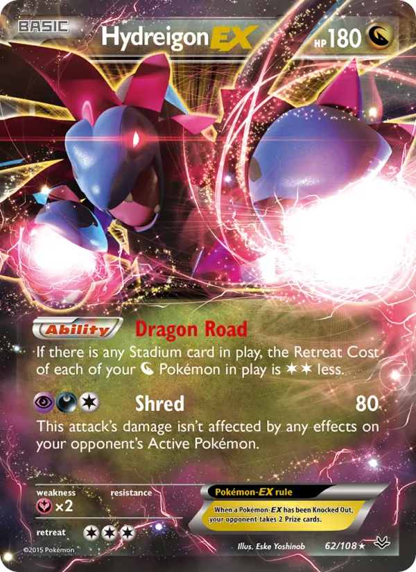 Hydreigon EX 62 · Roaring Skies
