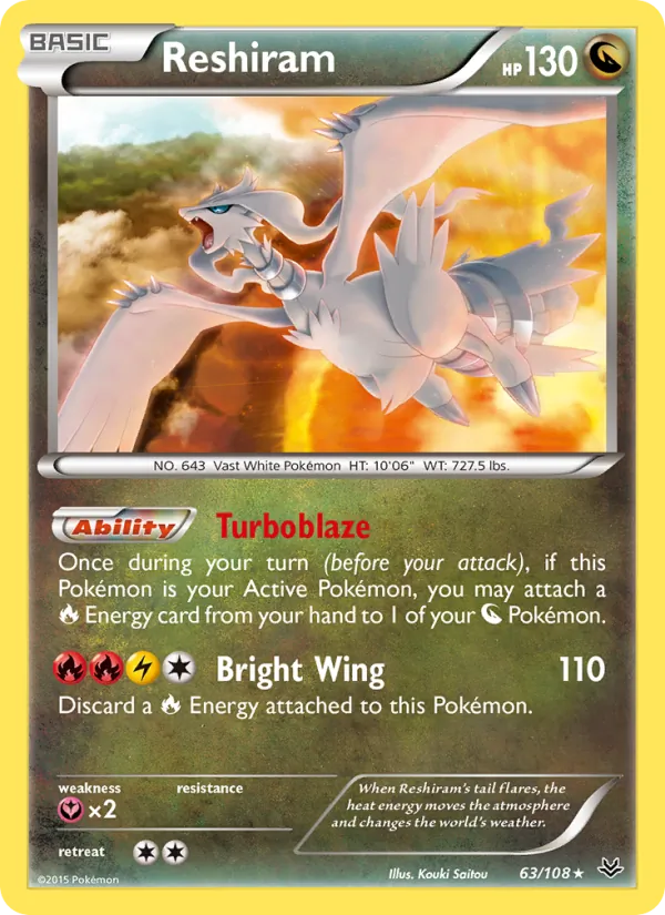 Reshiram 63 · Roaring Skies