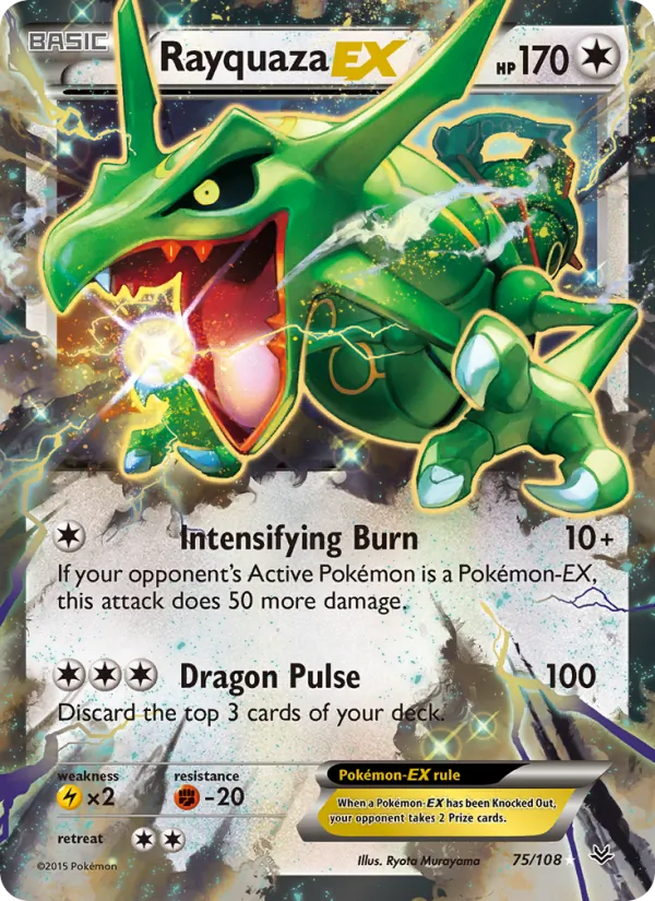 Rayquaza EX 75 · Roaring Skies