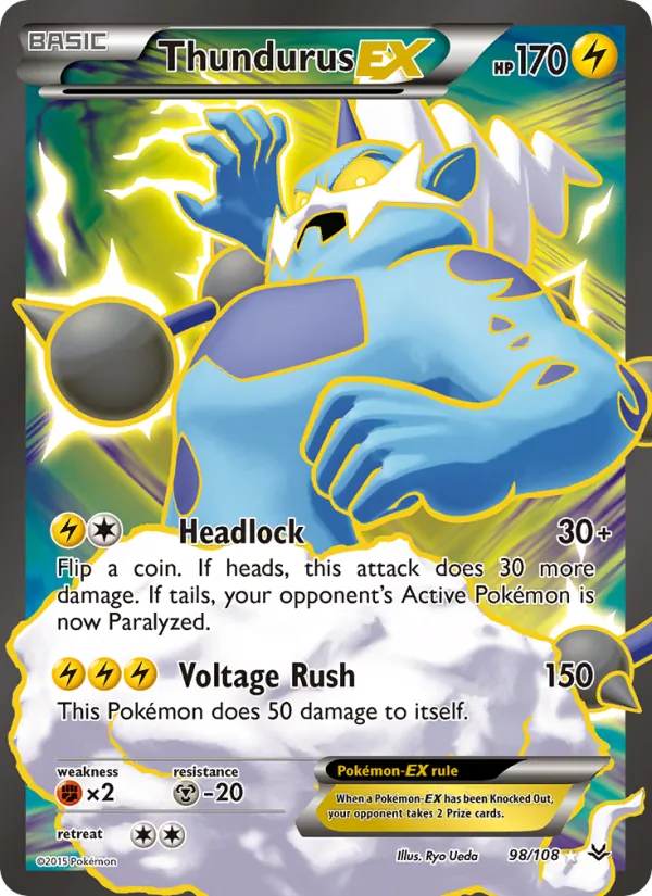 Thundurus EX 98 · Roaring Skies