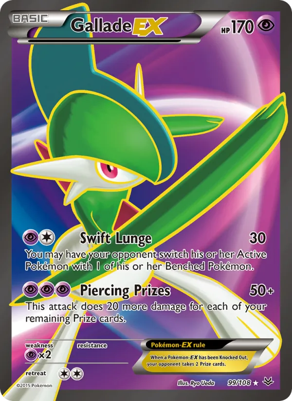 Gallade EX 99 · Roaring Skies