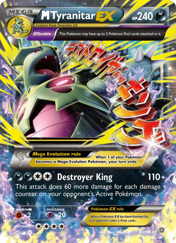 M Tyranitar EX 43 · Ancient Origins