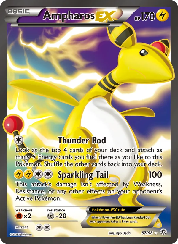 Ampharos EX 87 · Ancient Origins
