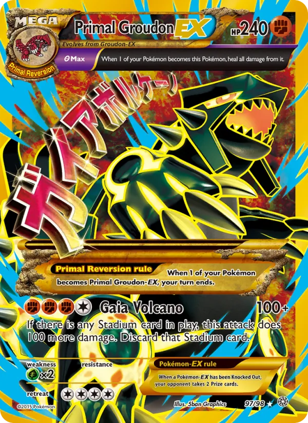 Primal Groudon EX 97 · Ancient Origins