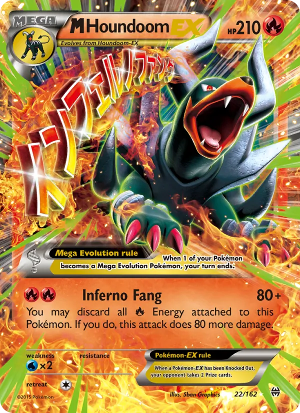 M Houndoom EX 22 · BREAKthrough