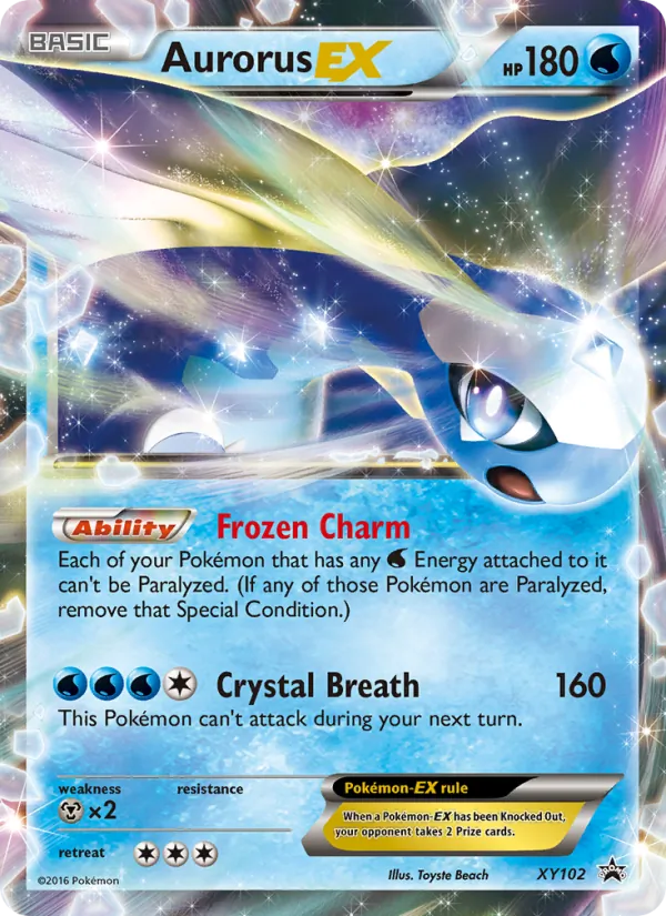 Aurorus EX XY102 · XY Black Star Promos