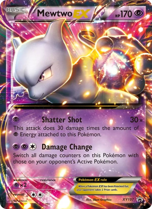 Mewtwo EX XY107 · XY Black Star Promos