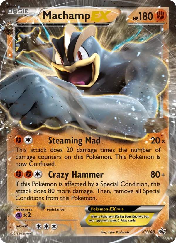 Machamp EX XY108 · XY Black Star Promos