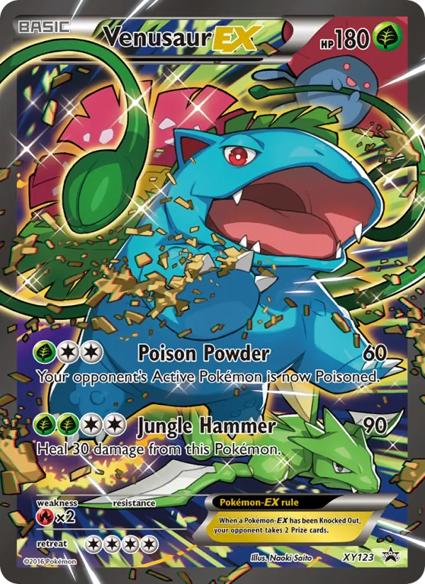 Venusaur EX XY123 · XY Black Star Promos