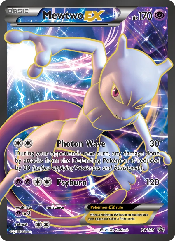 Mewtwo EX XY125 · XY Black Star Promos