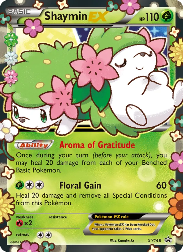 Shaymin EX XY148 · XY Black Star Promos