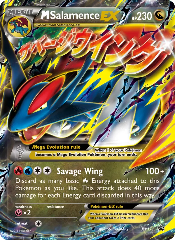 M Salamence-EX XY171 · XY Black Star Promos