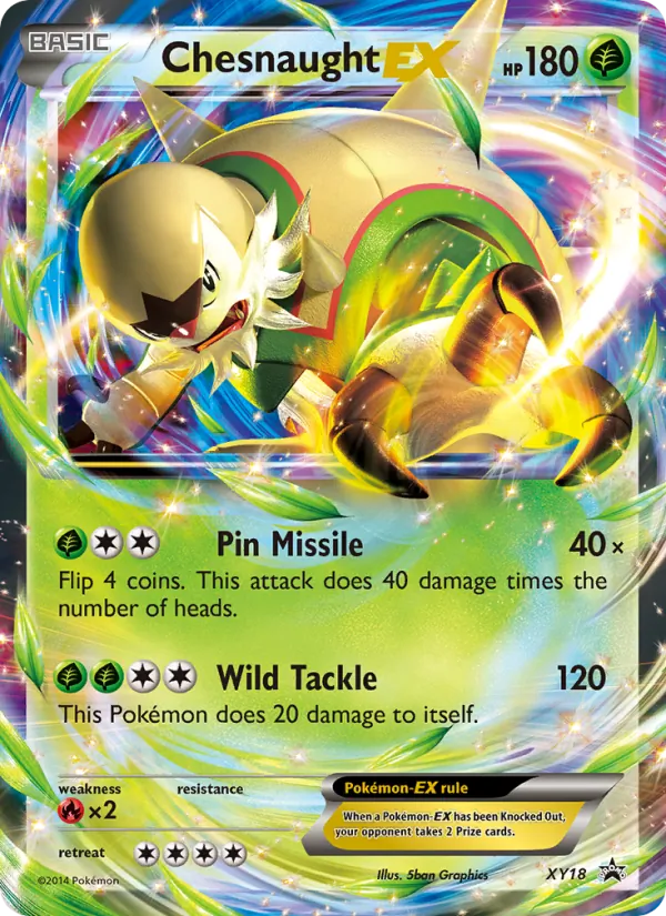 Chesnaught EX XY18 · XY Black Star Promos