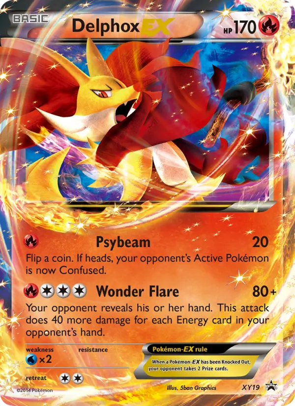 Delphox EX XY19 · XY Black Star Promos
