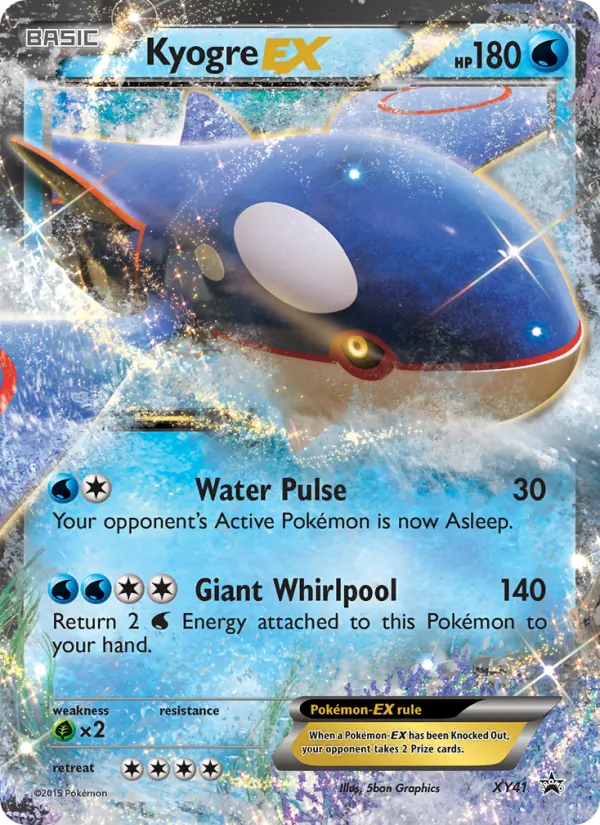 Kyogre EX XY41 · XY Black Star Promos