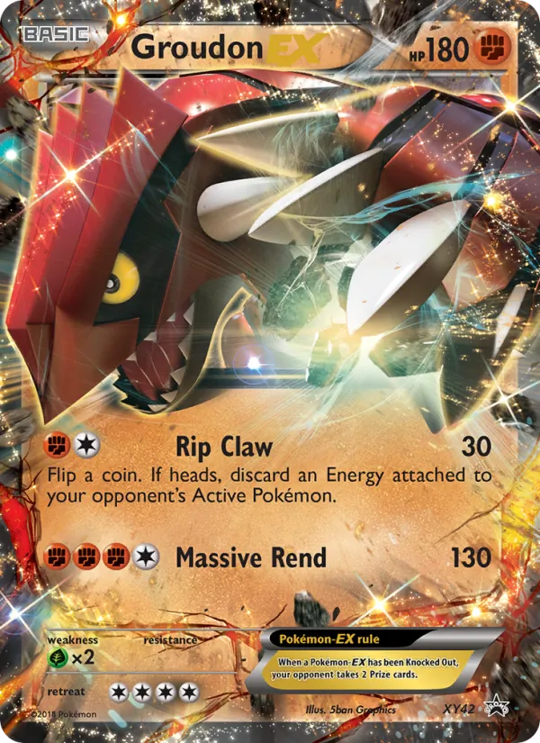 Groudon EX XY42 · XY Black Star Promos