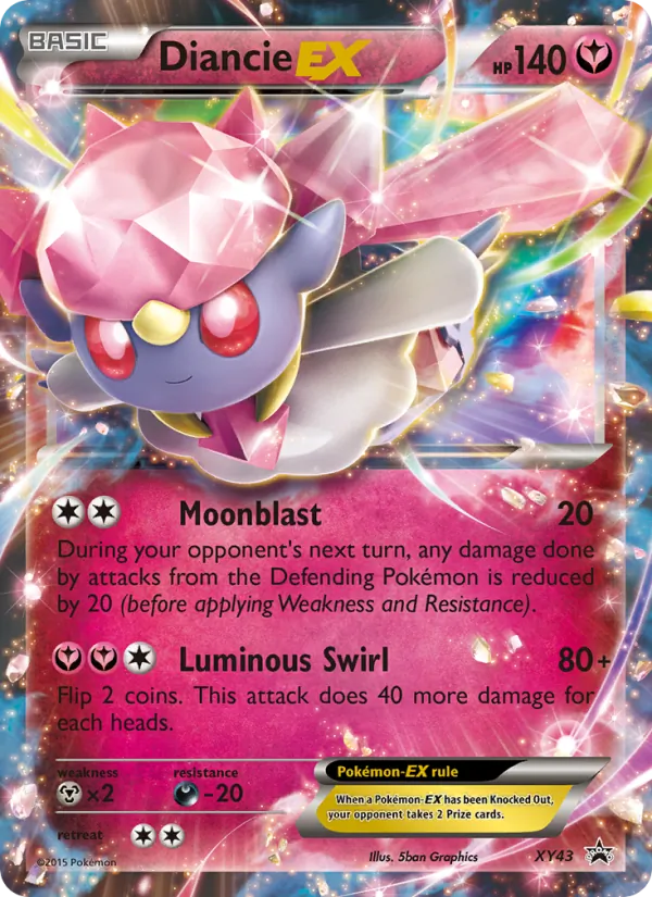 Diancie EX XY43 · XY Black Star Promos