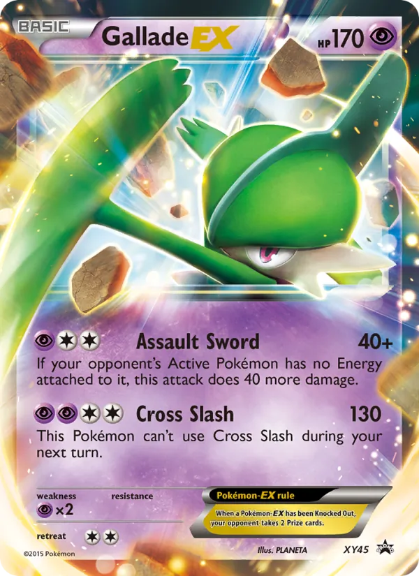 Gallade EX XY45 · XY Black Star Promos