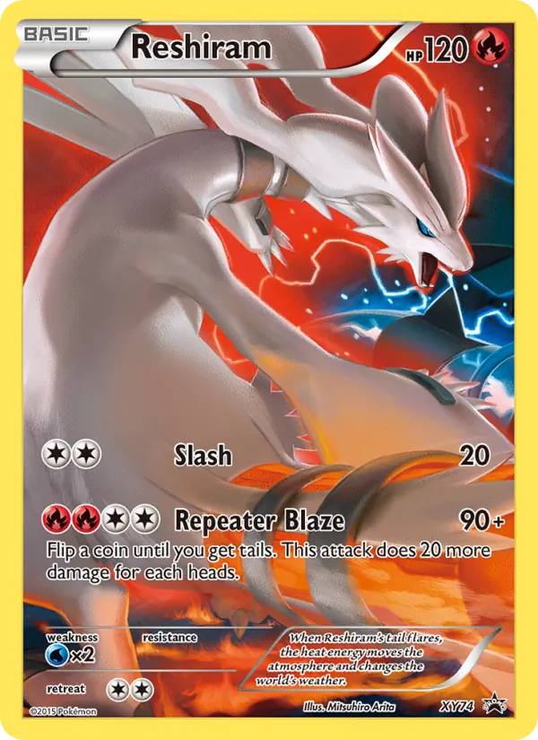 Reshiram XY74 · XY Black Star Promos