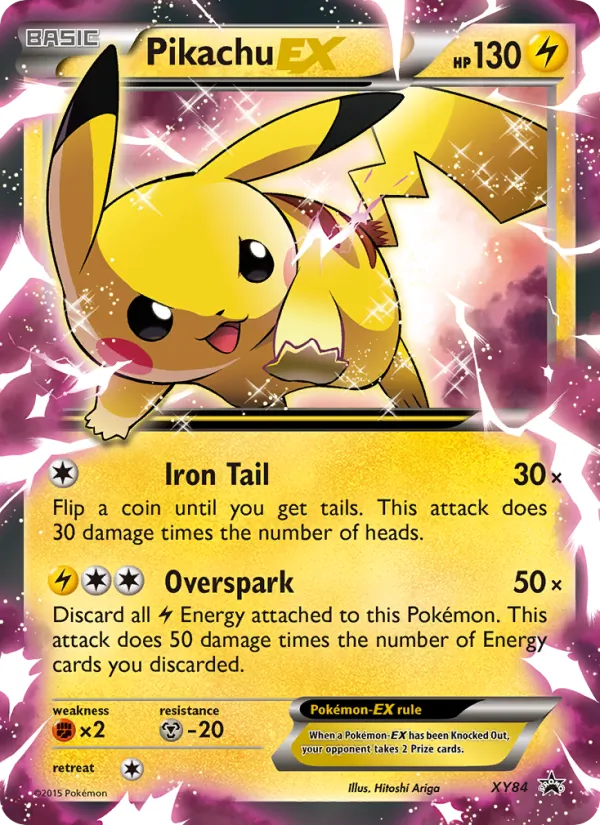 Pikachu EX XY84 · XY Black Star Promos