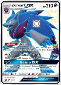 Zoroark GX 077a · Shining Legends