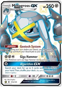 Metagross GX 157a · Guardians Rising
