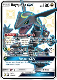 Rayquaza GX 177a · Celestial Storm