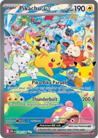 Pikachu ex 149 · ME: 30th Celebration