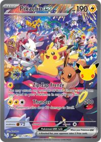 Pikachu ex 150 · ME: 30th Celebration