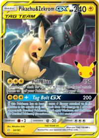 Pikachu & Zekrom GX 33 · ME: 30th Celebration Classic Collection
